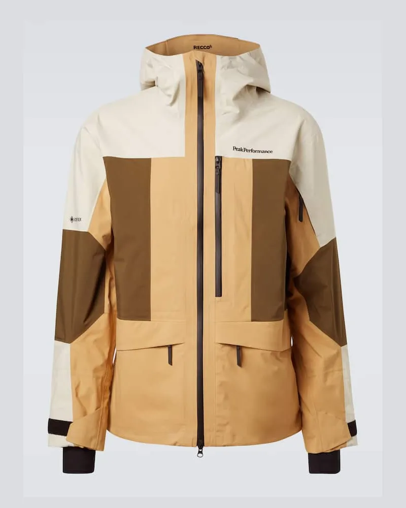 Peak Performance Skijacke Gravity aus Gore-Tex® 3L Beige