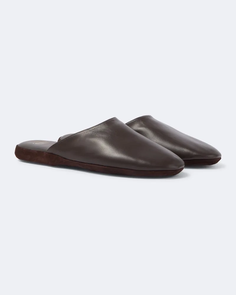 Church's Slippers Arran aus Leder Braun