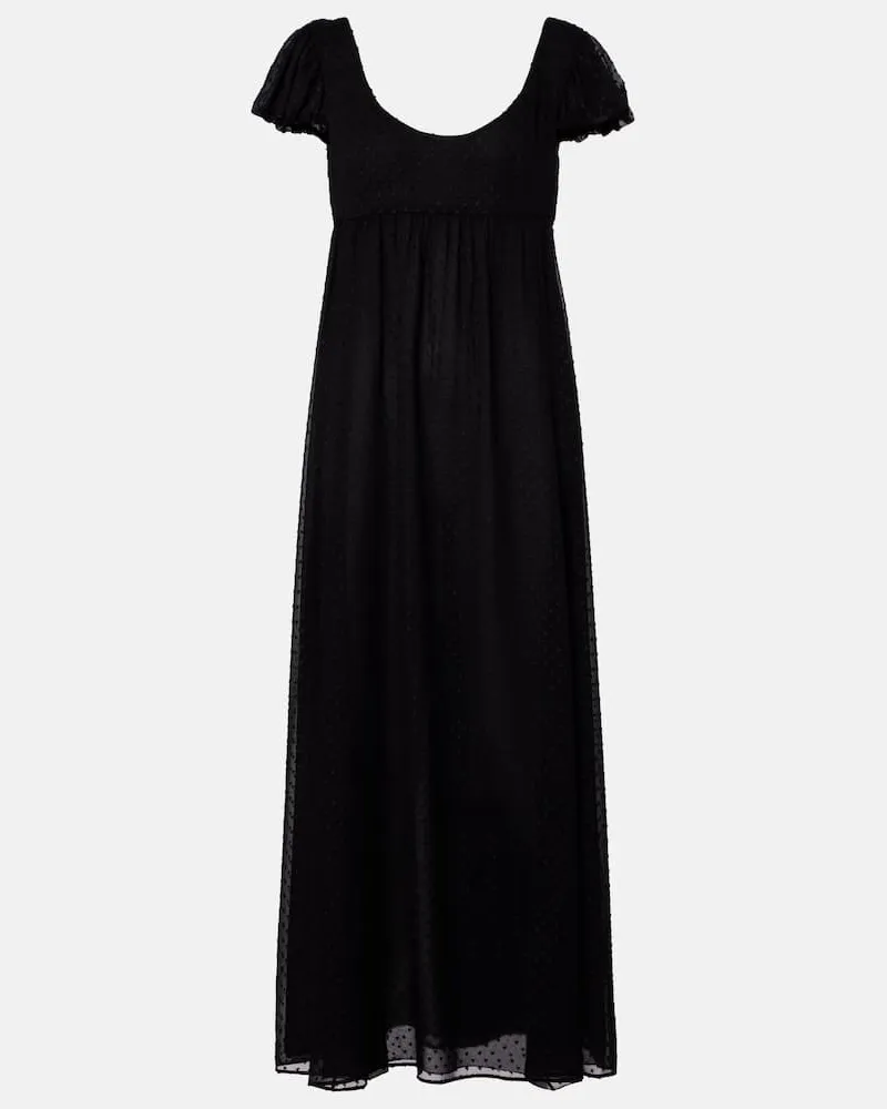 Chloé Chloé Maxikleid aus Seide Schwarz