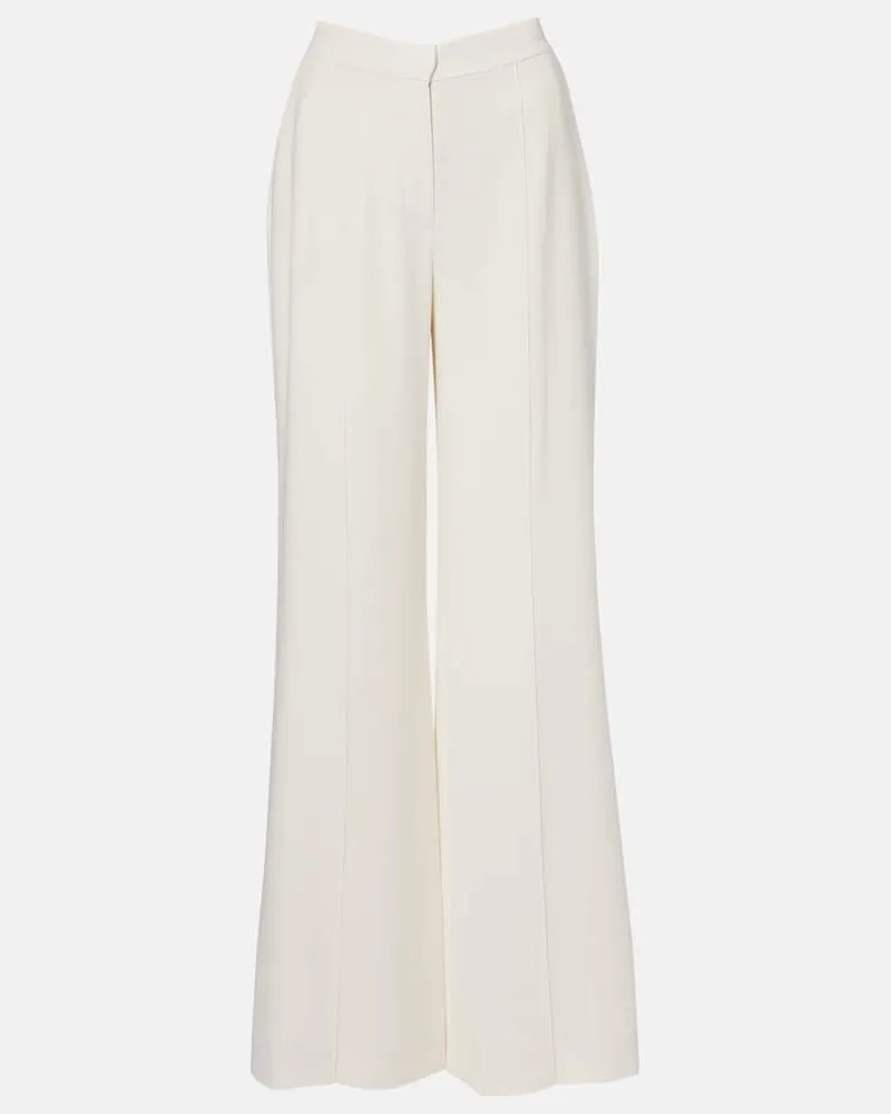 Elie Saab Weite Hose Weiß