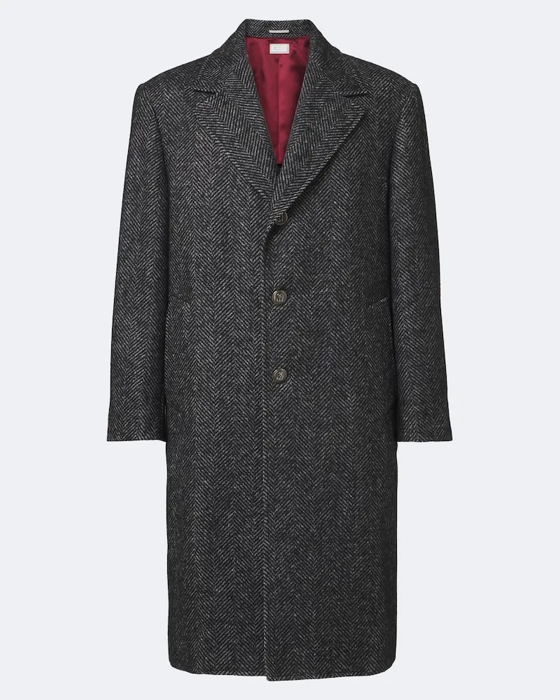 Brunello Cucinelli Mantel Grau