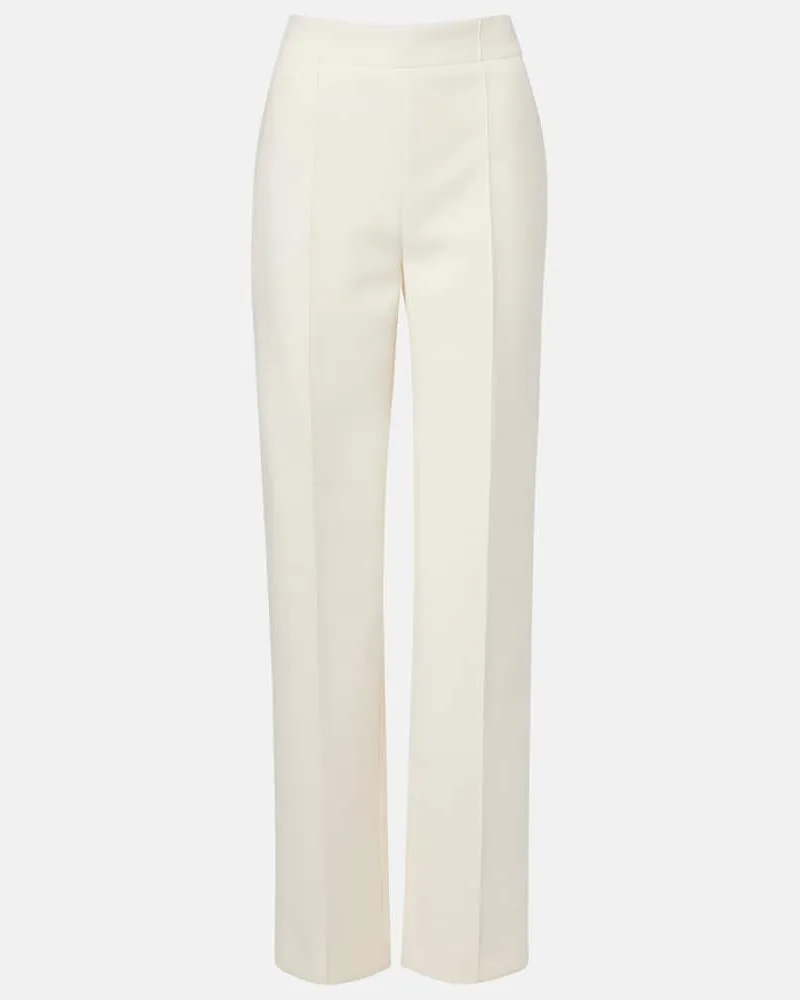 Proenza Schouler Gerade High-Rise-Hose Zee Weiß