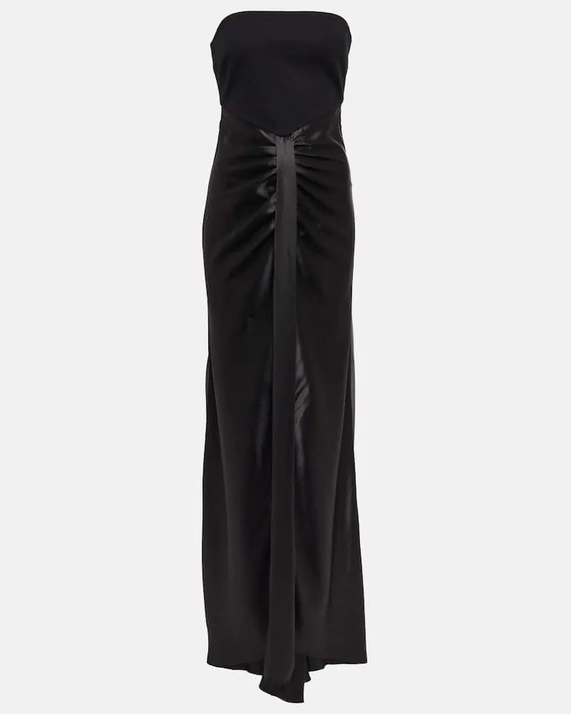 STAUD Maxikleid Wayfaring Schwarz