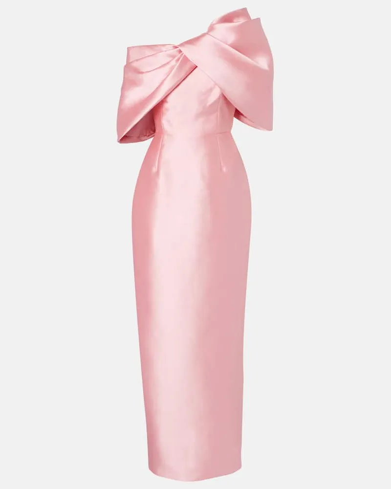 Solace London Cocktailkleid Davina aus Satin Pink