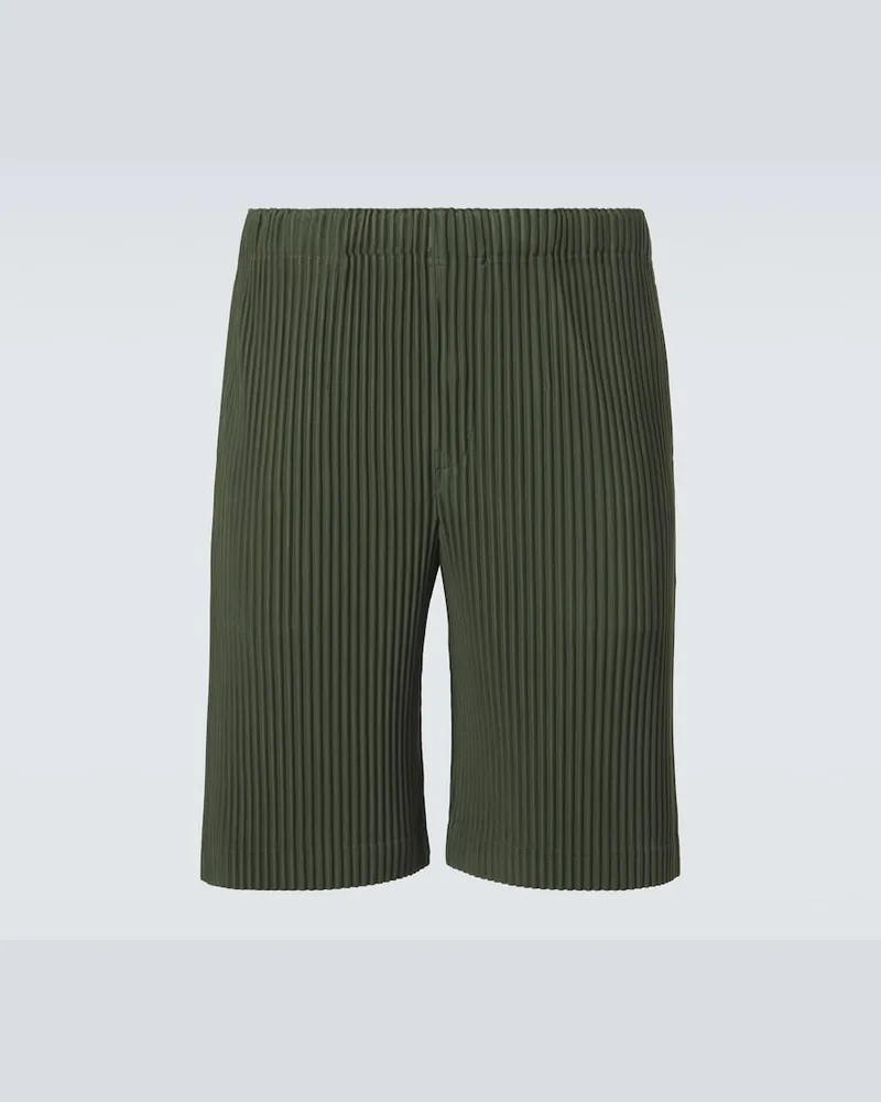 Issey Miyake Homme Plissé Issey Miyake Bermuda-Shorts Color Pleats 2 Grün