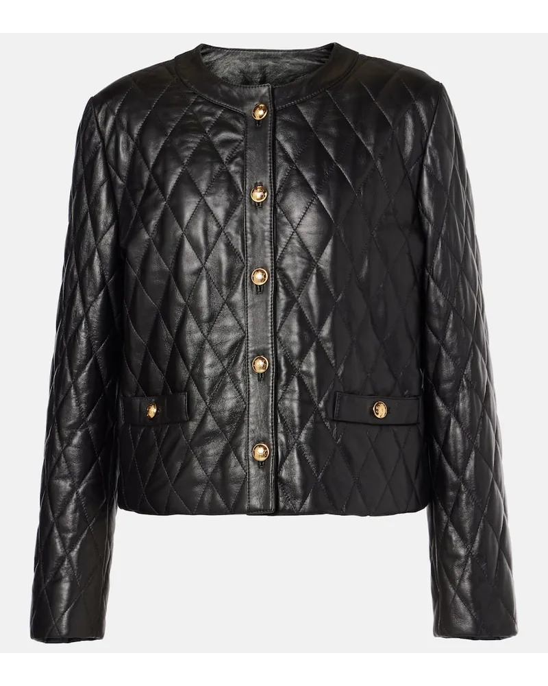 Nili Lotan Lederjacke Amy Schwarz