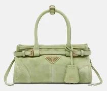 Henkeltasche Prada Bonnie Mini aus Veloursleder