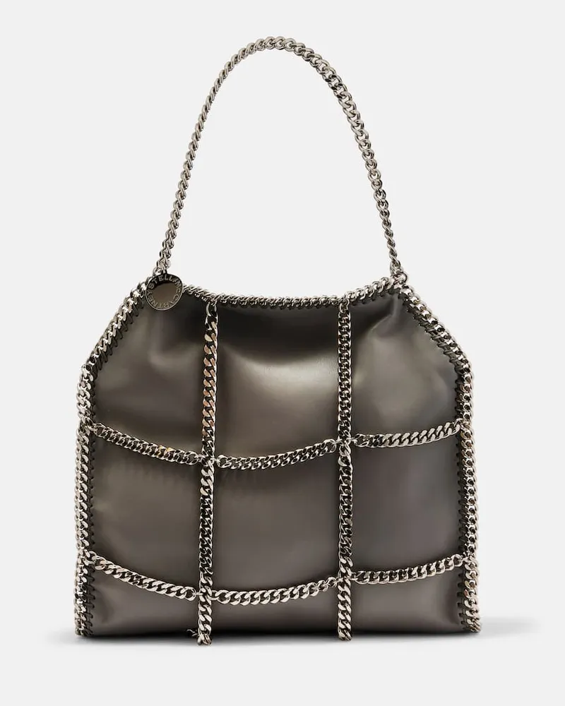 Stella McCartney Tote Bag Falabella Small aus Lederimitat Grau