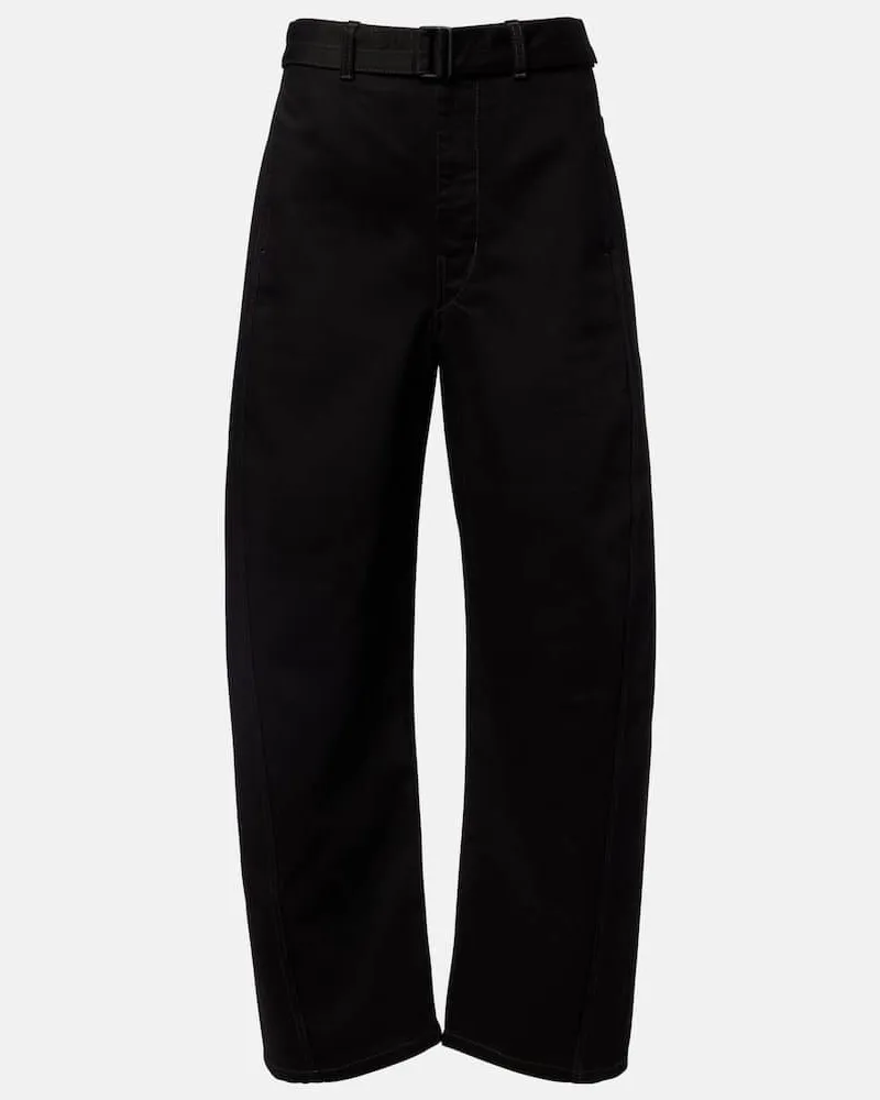 Christophe Lemaire Barrel Jeans Twisted Schwarz