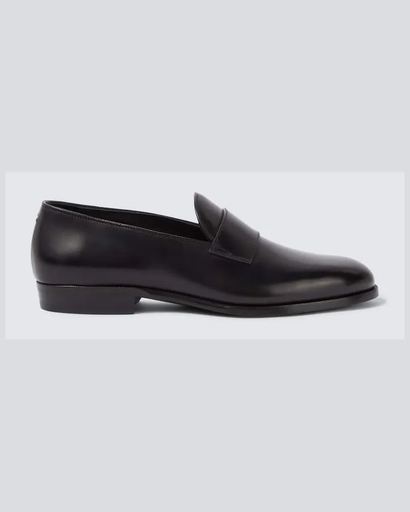 Dunhill Loafers aus Leder Schwarz