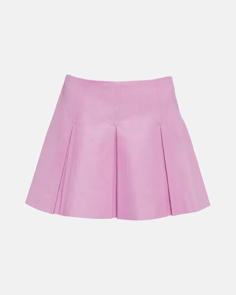 Stouls Minirock Surya aus Leder Rosa