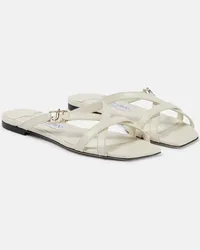 Jimmy Choo Sandalen Jess aus Leder Braun