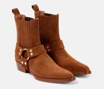 Bikerstiefel Helena aus Veloursleder