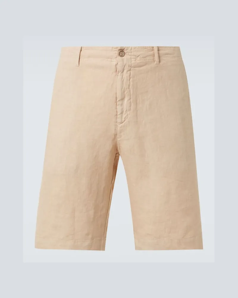 Fedeli Bermuda-Shorts aus Leinen Beige