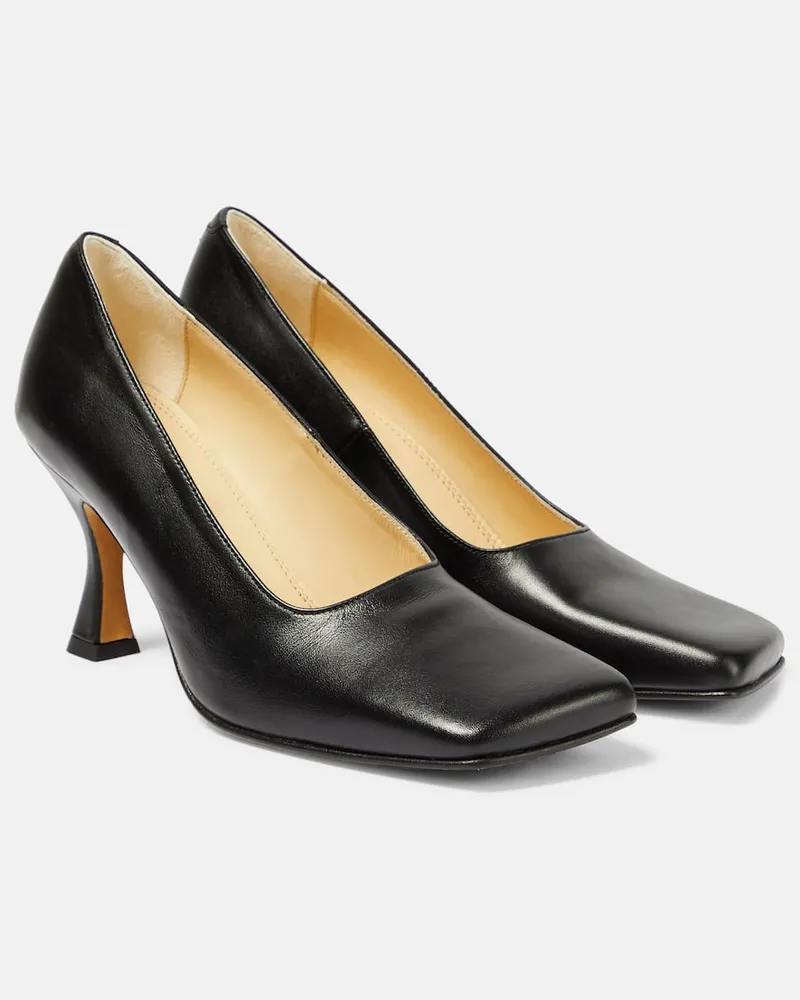 SOULIERS MARTINEZ Pumps aus Leder Schwarz