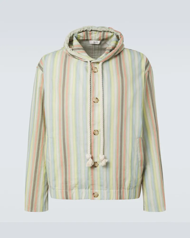 COMMAS Gestreifte Jacke aus Hanf und Baumwolle Multicolor
