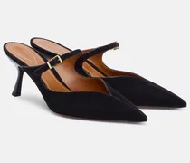 Mules Aura 65 aus Veloursleder