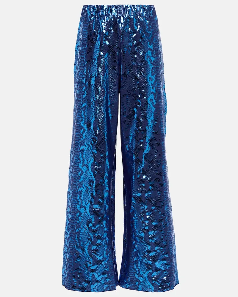 Oséree Oséree Weite Hose Blau