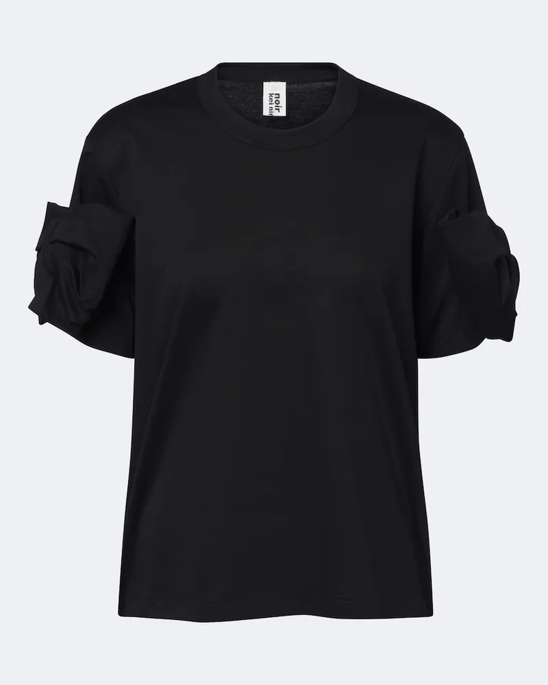 Noir Kei Ninomiya T-Shirt aus Baumwoll-Jersey Schwarz