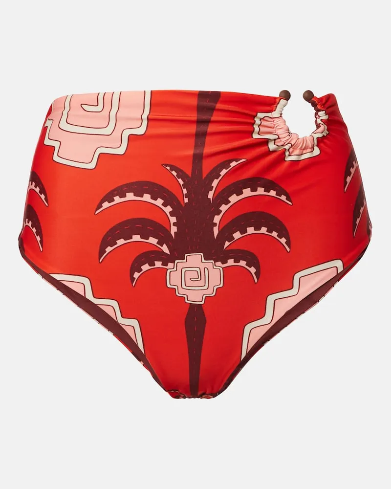Johanna Ortiz Wendbares Bikini-Höschen Taita Rot