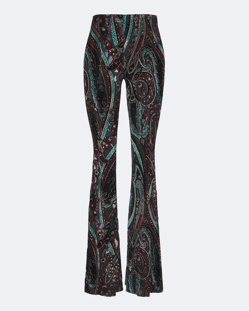 Etro Verzierte Hose Multicolor