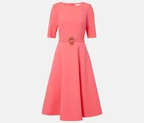 Midikleid aus einem Wollgemisch