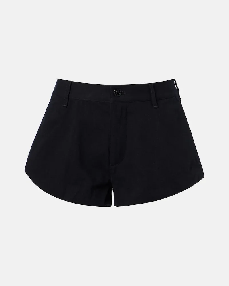 Frame Denim Shorts aus Denim Schwarz
