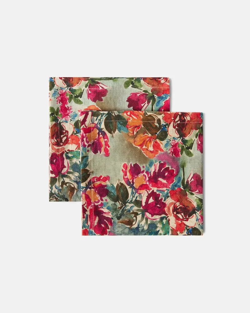 The House of Lyria Set Nersa aus zwei Servietten Multicolor