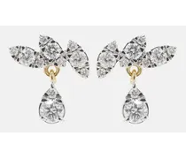 Ohrringe Muse Drop aus 10kt Gelbgold mit Diamanten