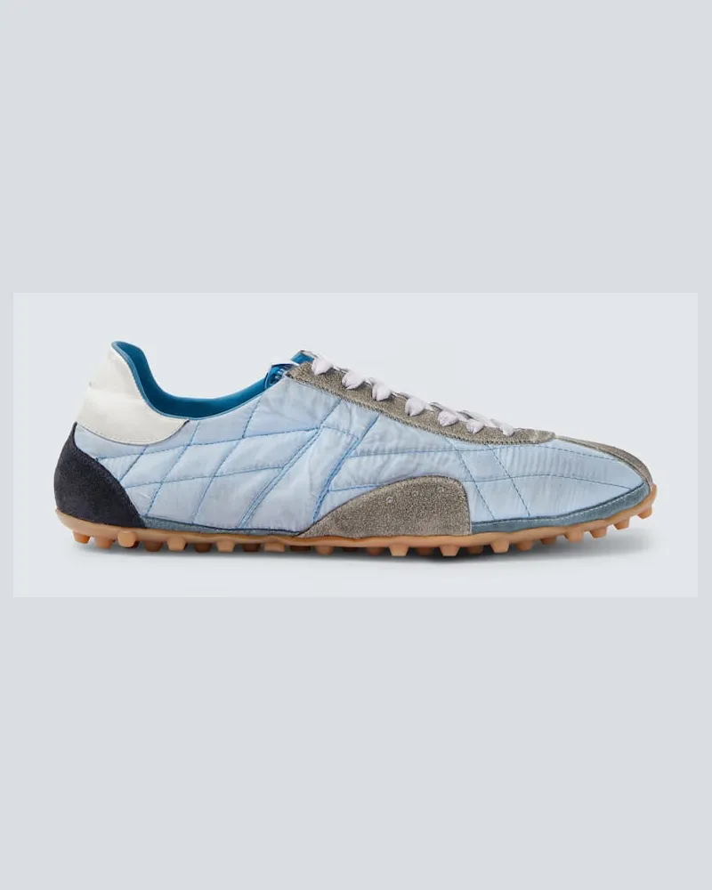 Maison Margiela Sneakers Sprinters mit Veloursleder Blau