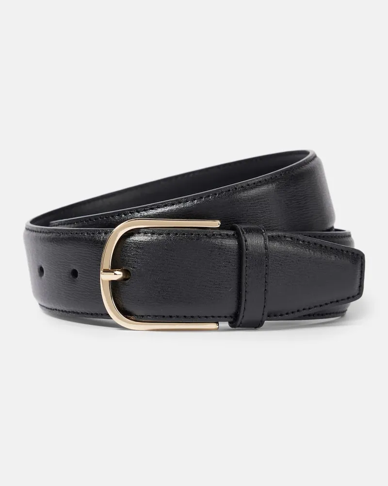 Totême Gürtel aus Leder Schwarz