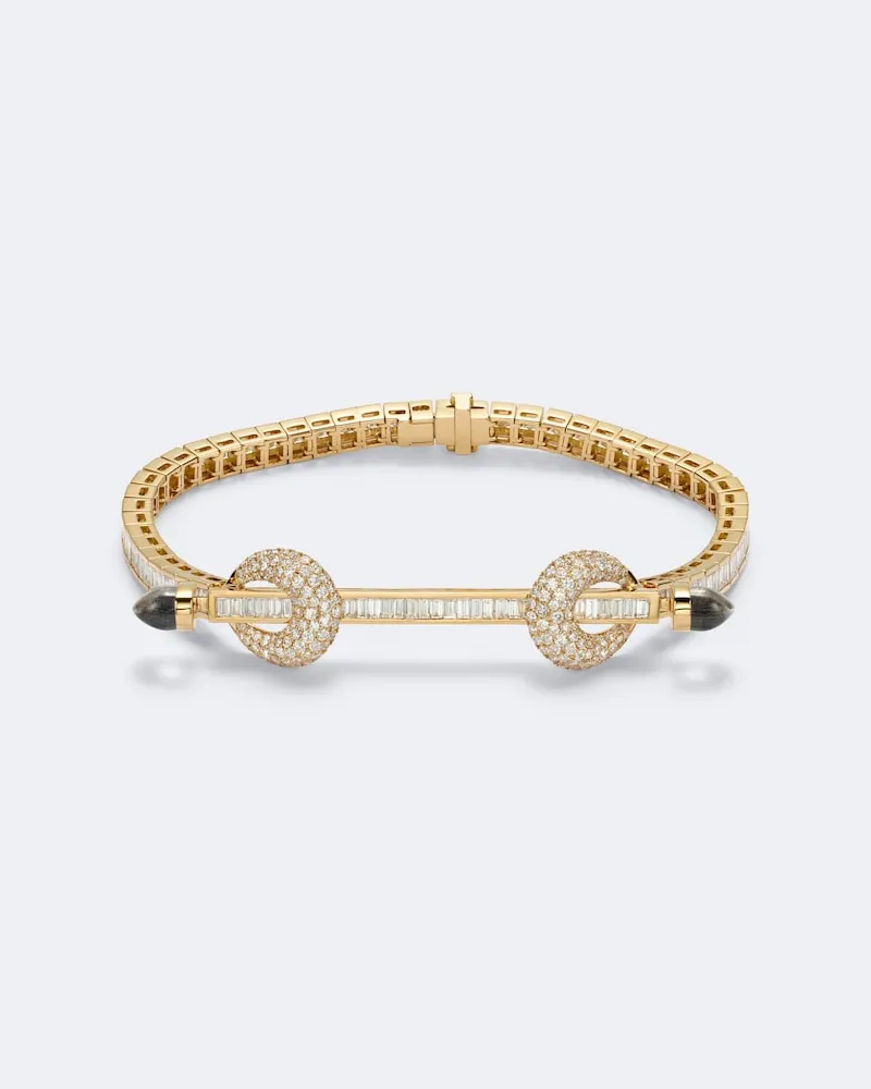 Ananya Armband Chakra aus 18kt Gelbgold mit Diamanten Gold