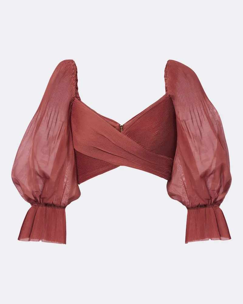 Zimmermann Cropped Top Rosa