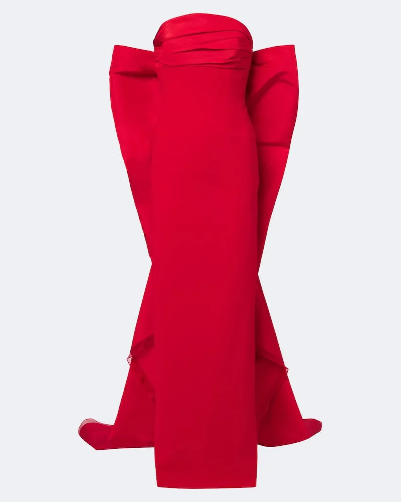 Carolina Herrera New York Bustier-Robe Rot
