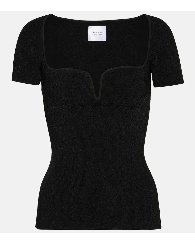GALVAN Top Gaia Schwarz