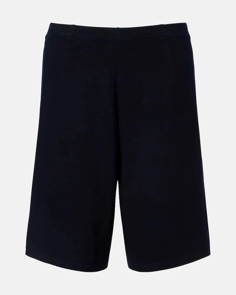The Row Bermuda-Shorts Larissa aus Baumwolle Blau