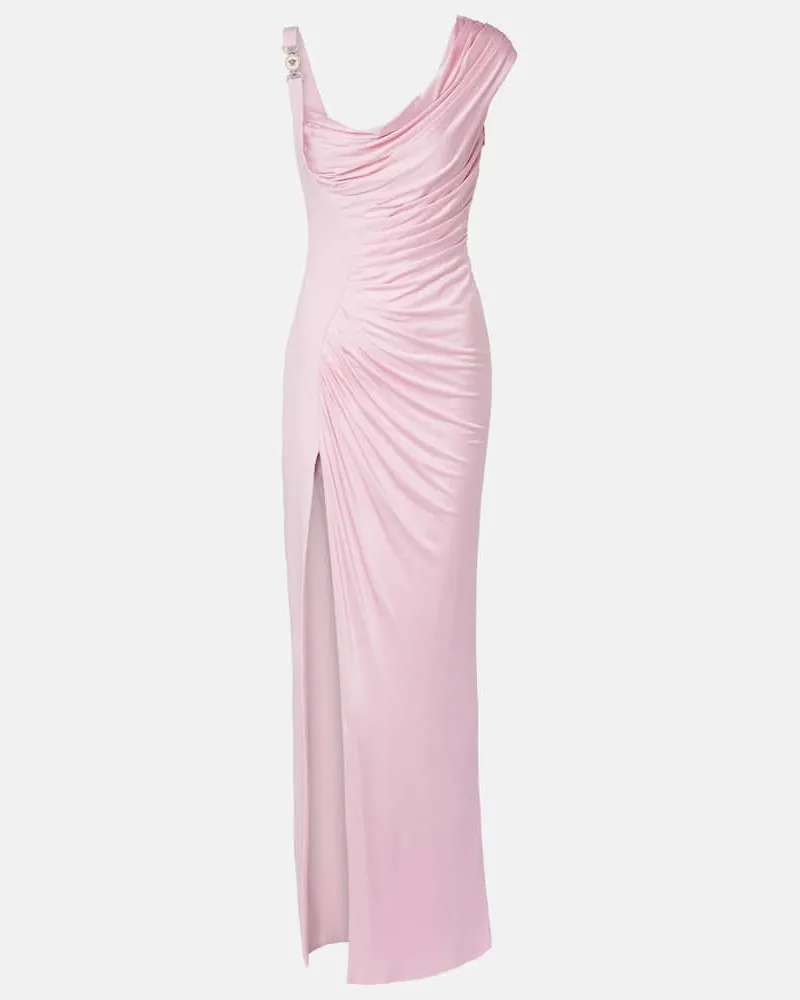 Versace One-Shoulder-Robe Rosa