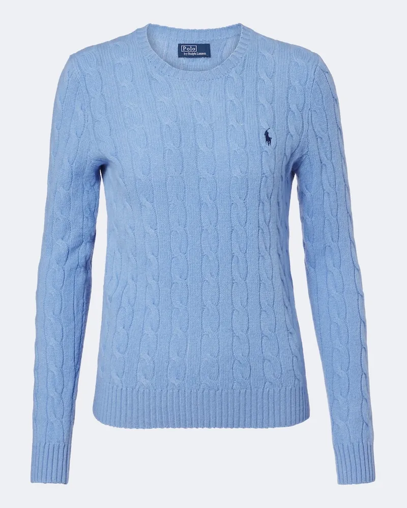 Ralph Lauren Pullover aus Wolle und Kaschmir Blau