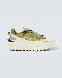 Moncler Sneakers Trailgrip mit Leder Beige