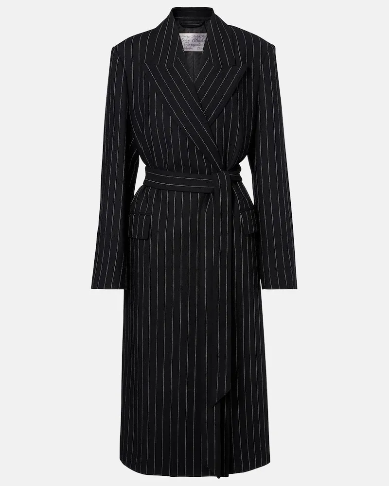Acne Studios Mantel Olyx aus Wolle Schwarz