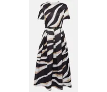 Bedrucktes Midikleid