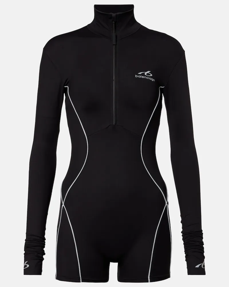 Balenciaga Body mit Reißverschluss Schwarz