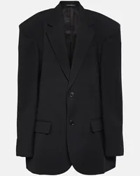 Balenciaga Blazer aus Wolle Schwarz