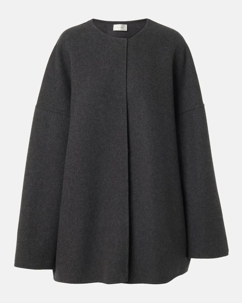 The Row Jacke Elke aus Kaschmir Grau