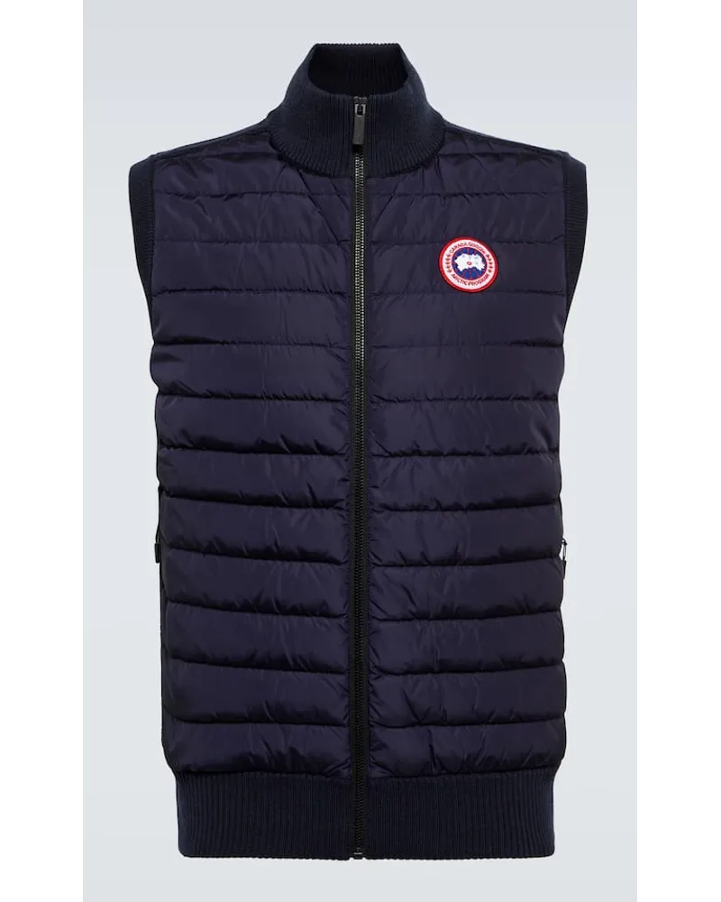 Canada Goose Gesteppte Daunenweste Crofton Blau