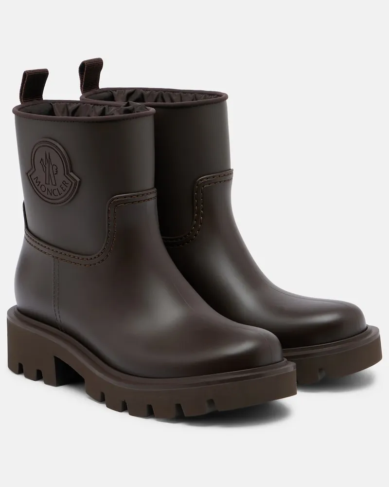 Moncler Gummistiefel Kickstrom Braun