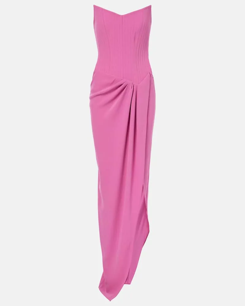 Alex Perry Robe aus Crêpe Pink