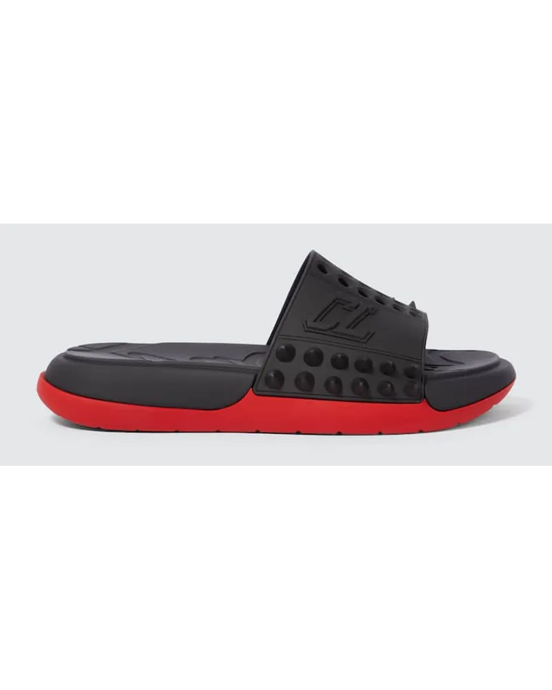Christian Louboutin Pantoletten Take It Easy Schwarz