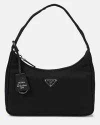 Prada Schultertasche Re-Edition 2000 aus Re-Nylon Schwarz