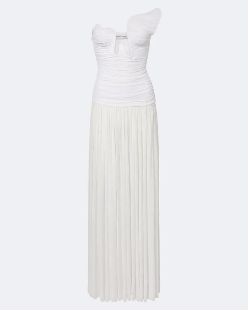 Christopher Esber Robe Salacia Weiß